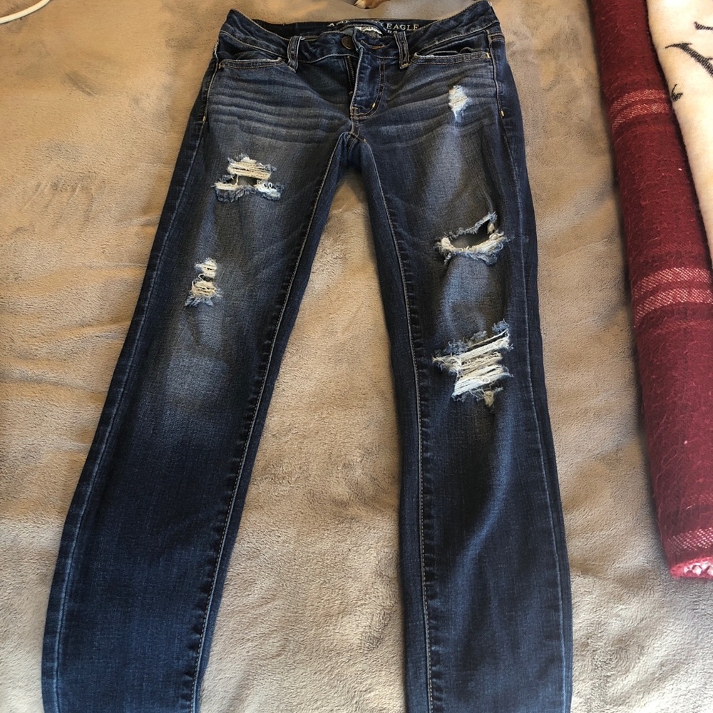 3 pairs of American Eagle Jeggings